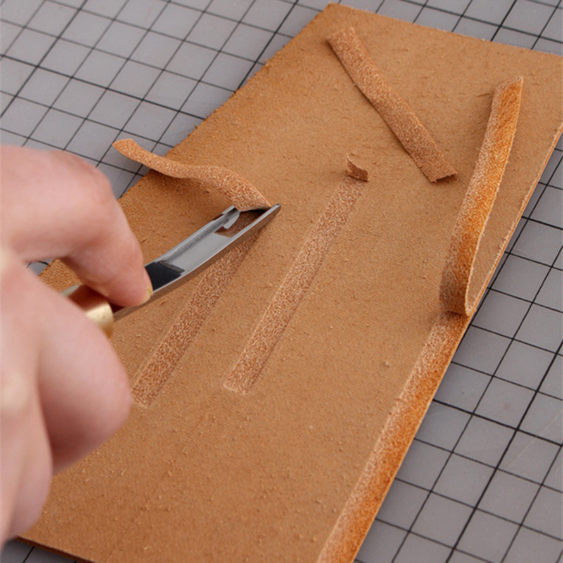 1Pc Leathercraft Stitch Groove - огляд і ціна Groover Stitching Tool