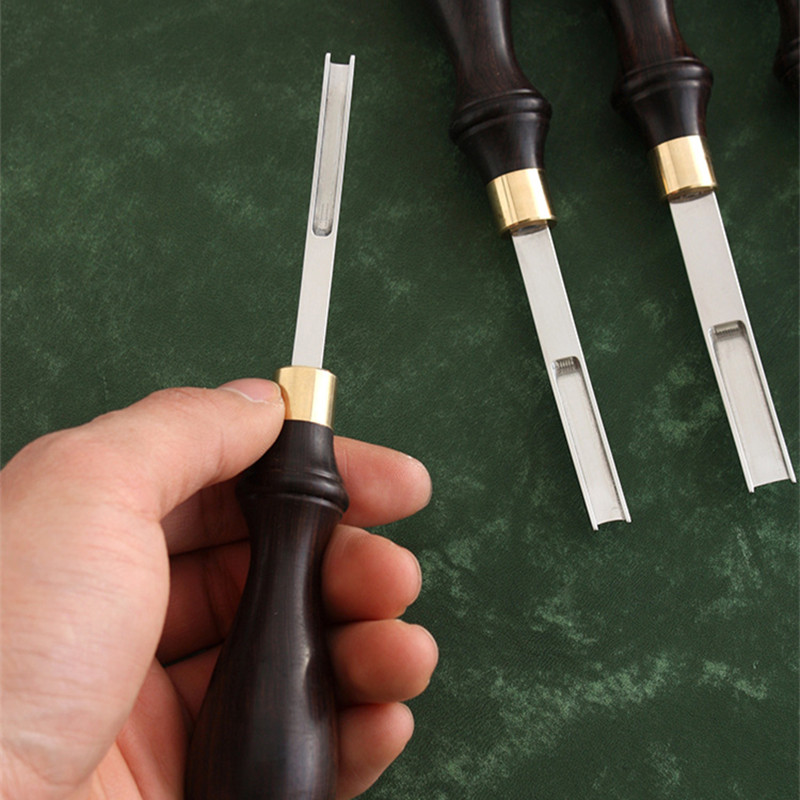 1Pc Leathercraft Stitch Groove - огляд і ціна Groover Stitching Tool