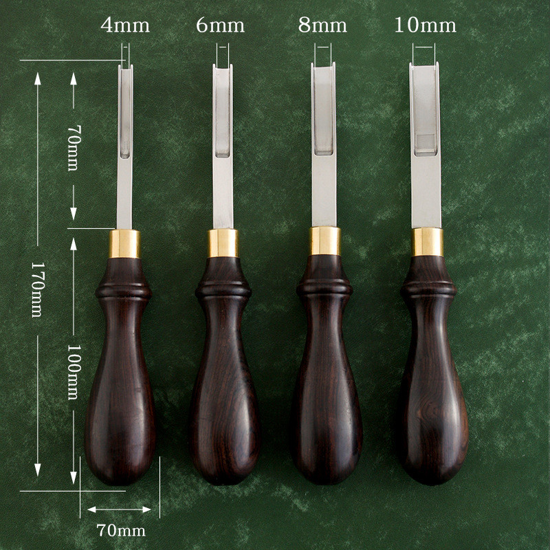 1Pc Leathercraft Stitch Groove - огляд і ціна Groover Stitching Tool